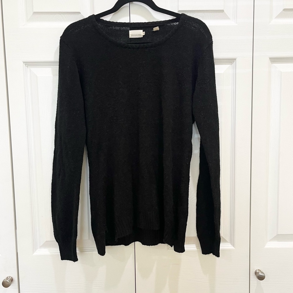 5 for $25! Peppercorn Black Pullover Cardigan Medium
